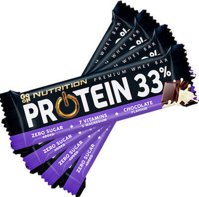 Go On Nutrition Premium Whey Μπάρα με 33% Πρωτεΐνη & Γεύση Σοκολάτα 50gr