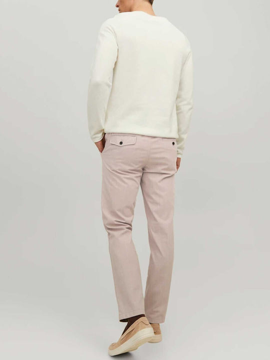 Jack & Jones Men's Trousers Chino Elastic Beige