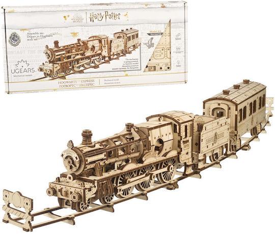 Ugears Jucărie de Construcție din Lemn Hogwarts Express