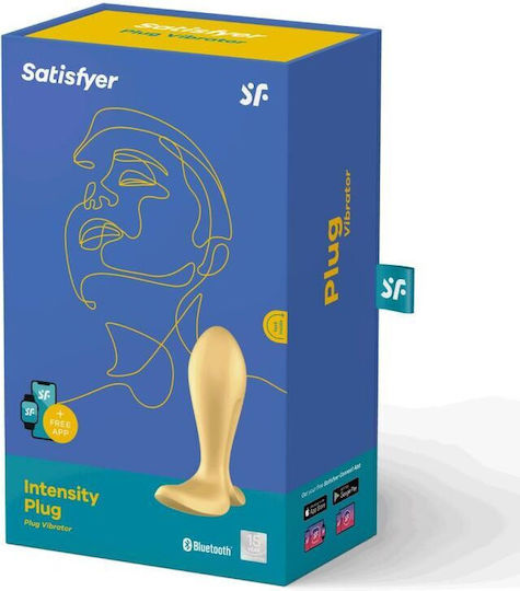 Satisfyer Intensity Plug Dop Anal Galbenă