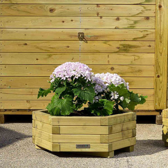 Showood Pot Wooden 65x65x21cm.