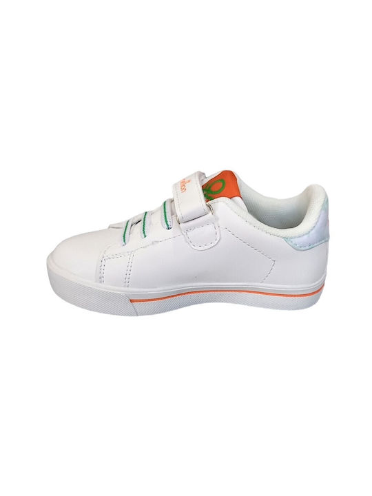 Benetton Παιδικά Sneakers Λευκά