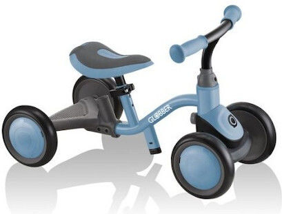 Globber Deluxe Превозно Средство с Ръкохватка за Родител 3 в 1 за 1-3 Години Пепелносин