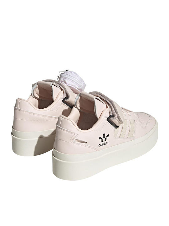 Forum Bonega Damen Flatforms Sneakers Bliss Orange / Cloud White / Core Black