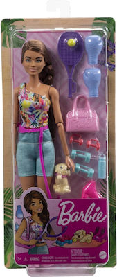 Barbie Κούκλα Wellness - Workout Outfit για 3+ Ετών