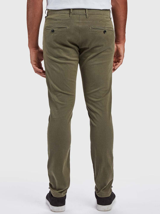 Gabba Paul Men's Trousers Chino Elastic Army