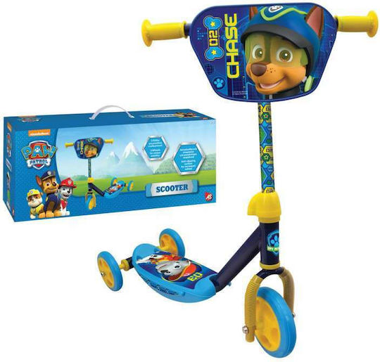 AS Παιδικό Πατίνι Paw Patrol Chase Τρίτροχο για 2-5 Ετών Μπλε