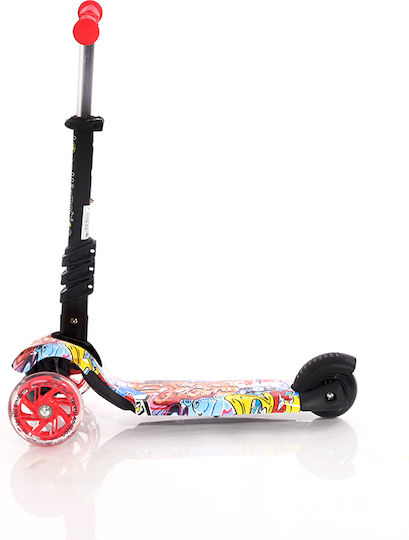 Lorelli Kids Scooter Foldable Smart 2021 3-Wheel with Seat for 3+ years Years Red