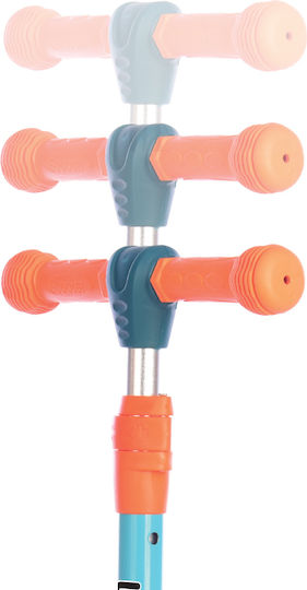 Lorelli Kids Scooter Foldable Tamtam 3-Wheel with LED Lighting for 3+ Years Orange