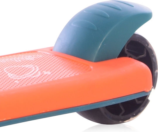 Lorelli Kids Scooter Foldable Tamtam 3-Wheel with LED Lighting for 3+ Years Orange