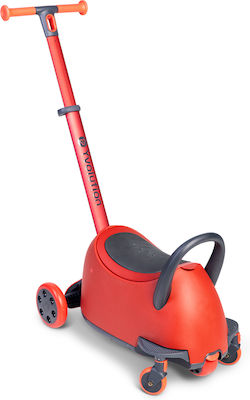 Y Volution Kinderroller YGlider Luna 3-Rad mit Sitz Rot