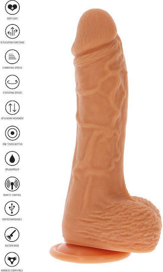 ToyJoy Get Real Naked Up & Down Vibrator Massage 20cm Flesh