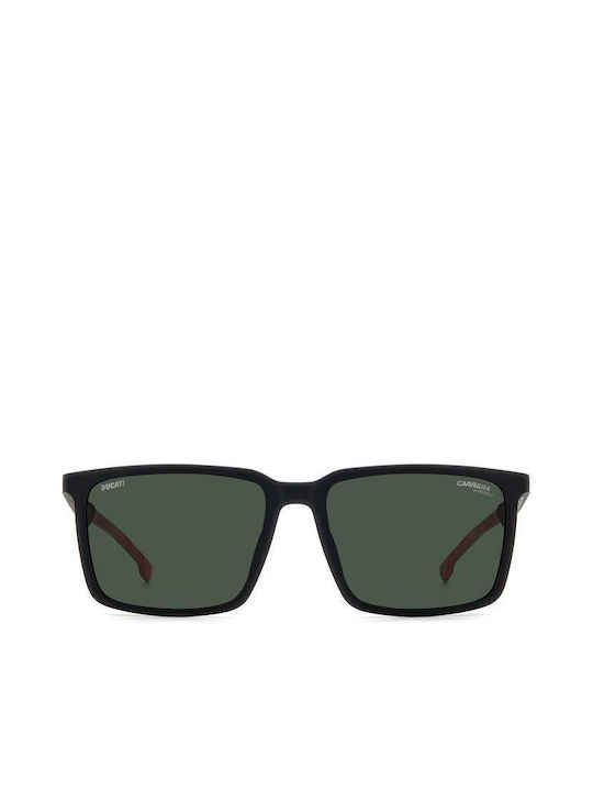 Carrera Ducati Men's Sunglasses with Black Frame and Green Lens 023/S OIT/QT