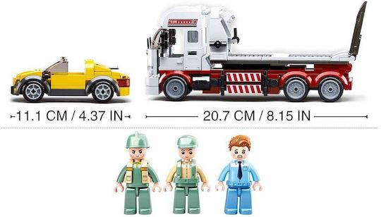 Sluban Τουβλάκια Town: Car Trailer για 6+ Ετών 338τμχ