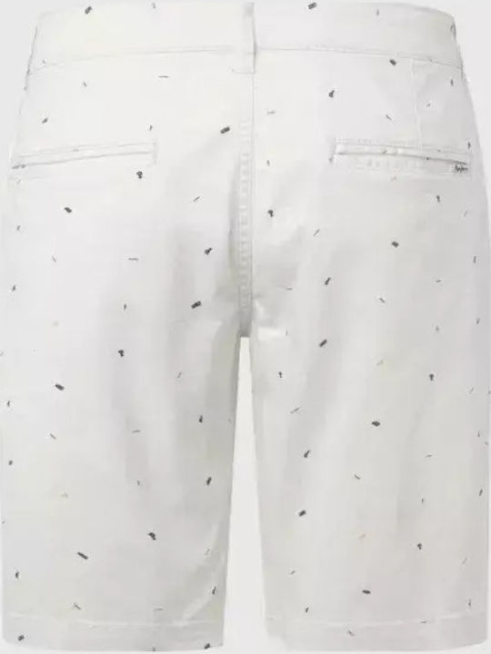 Herrenshorts Jeans Weiß