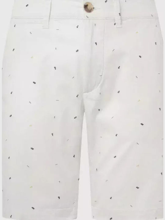 Herrenshorts Jeans Weiß