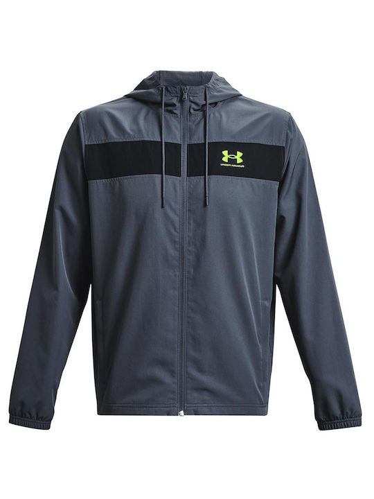 Sportstyle Athletic Jacket Windproof Gray