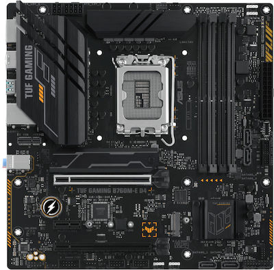 Asus TUF GAMING B760M-E D4 Motherboard ATX with Intel 1700 Socket