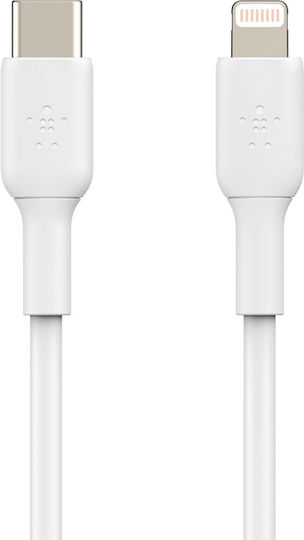 Belkin BoostCharge USB-C zu Lightning Kabel Weiß 2m (CAA003BT2MWH)