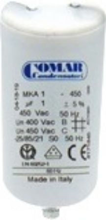 Comar Capacitor Permanent 1μF 450V 5pcs 03.006.0013