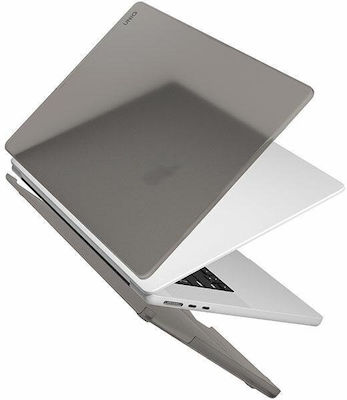 Uniq Claro Macbook Air 13 2022 Κάλυμμα για Laptop 13.6" Smoke Grey