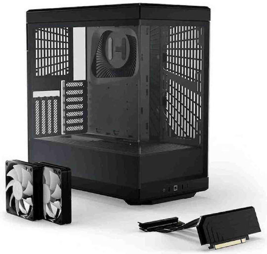 HYTE Y40 Gaming Midi Tower Κουτί Υπολογιστή με Πλαϊνό Παράθυρο Μαύρο