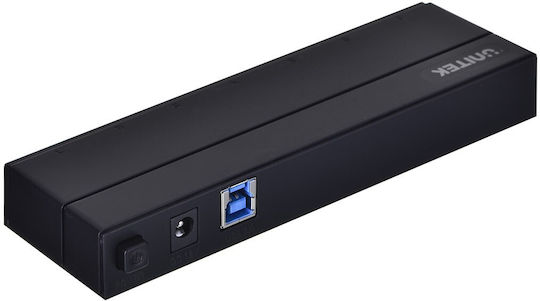 Unitek USB-Hub 7 Anschlüsse USB 3.0 mit Anschluss an einen Computer USB-A