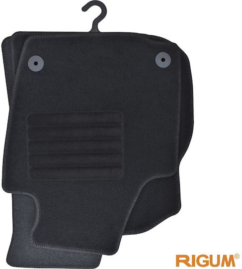 Rigum Set of Front and Rear Mats 4pcs for Volvo S40 (II) Black