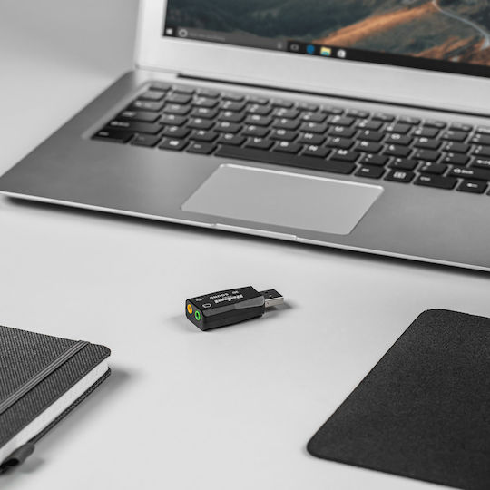Rebel Rebel 3D Sound External USB 2.0 Sound Card