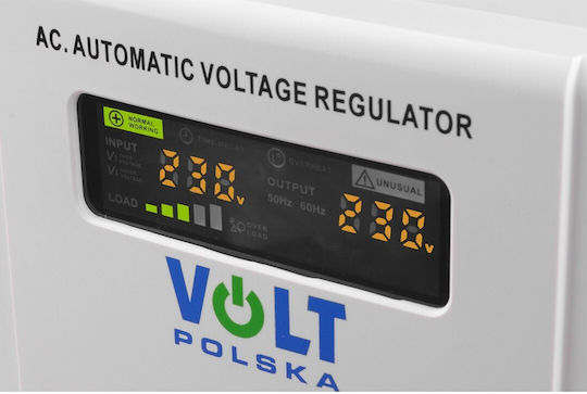 Volt Polska AVR-3000VA Σταθεροποιητής Τάσης με 2 Πρίζες Ρεύματος