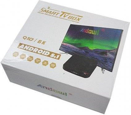 Andowl TV Box Q10 Q10 4K UHD with WiFi 4GB RAM and 64GB Storage Space with Operating System Android 9.0