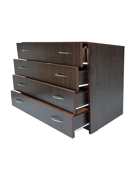 Συρταριέρα Κρεβατοκάμαρας Derin Plus mit 4 Schubladen 100x45x100cm
