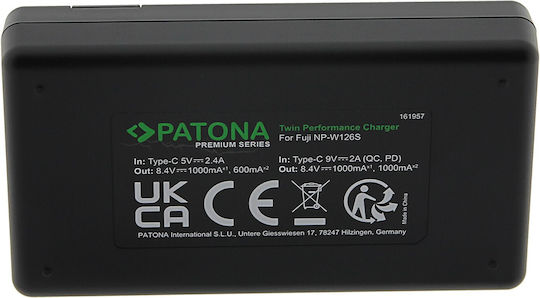 Double Battery Charger Compatible with Fujifilm