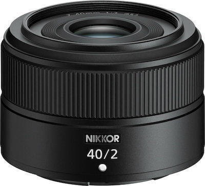 Nikon Full Frame Camera Lens Z 40mm f/2 (SE) Wide Angle for Nikon Z Mount Black