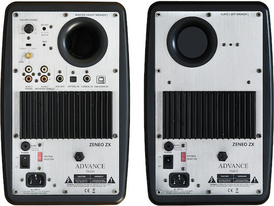 Advance Acoustic Zeneo ZX Active Speaker 2 No of Drivers 90W Walnut (Pair)