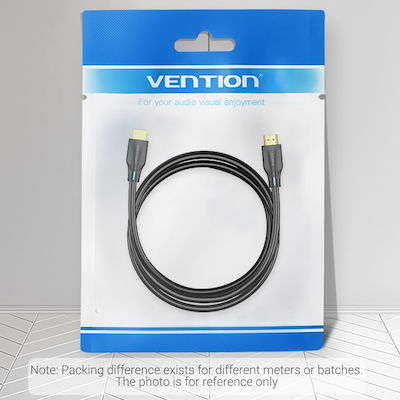 Vention HDMI 2.1 Cable HDMI male - HDMI male 2m Μαύρο