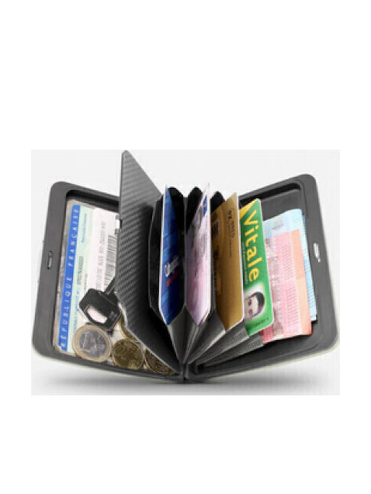 Smart Case V2 Large Portofel bărbătesc Carduri cu RFID Roșu