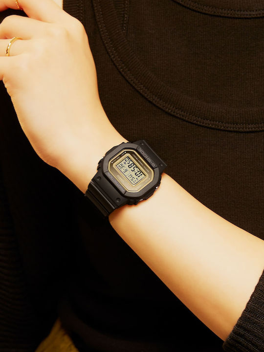 Casio G-Shock 5600 Women's Watch with Black Rubber Strap
