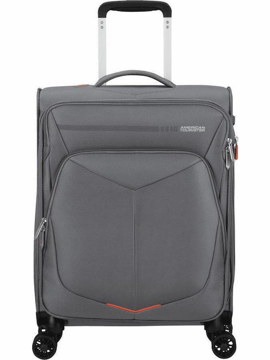 American Tourister Summerfunk Spinner Βαλίτσα Ταξιδίου Καμπίνας Υφασμάτινη Titanium Grey με 4 Ρόδες Ύψους 40εκ.