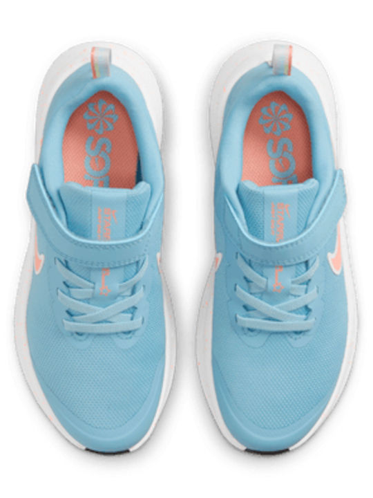 Star Runner Star Runner 3 PSV Kids Sports Shoes Running with Hoop & Loop Closure Light Blue