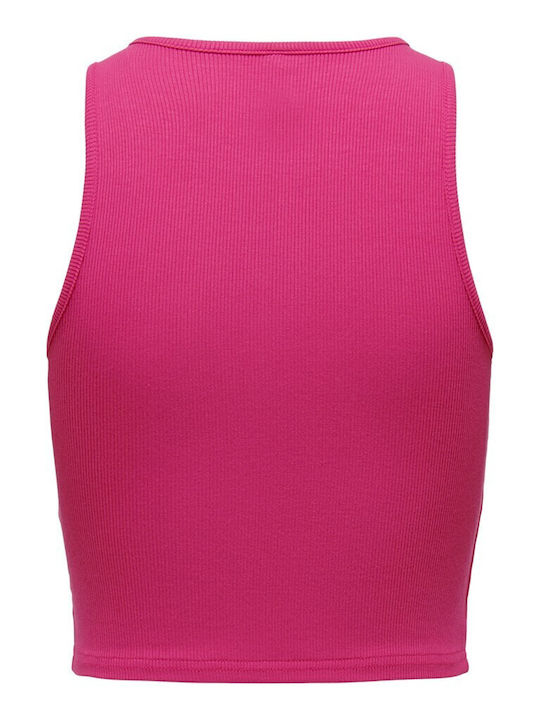 Onlbelia Top Crop Fără Mâneci Fuchsia De Vară Damă