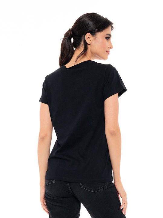 Splendid Damen T-shirt Schwarz