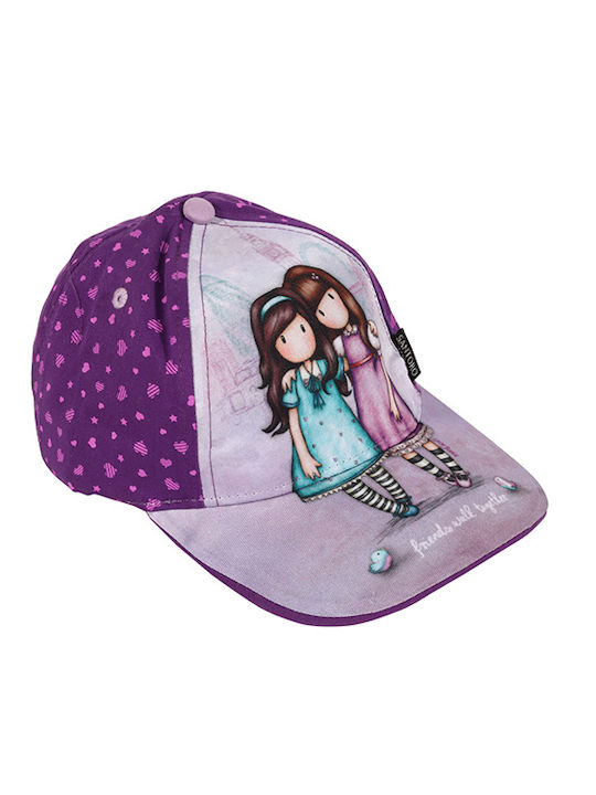 Das Home Kids' Hat Jockey Fabric Purple