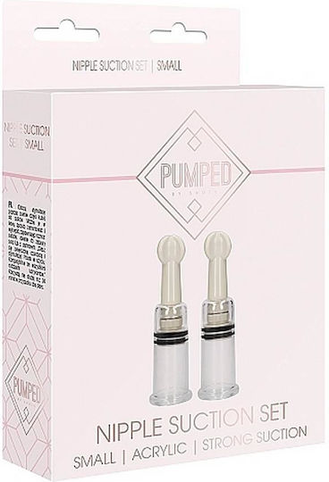 Shots Pumped Nipple Suction Set Small Аспиратор Нипели Прозрачен 2бр