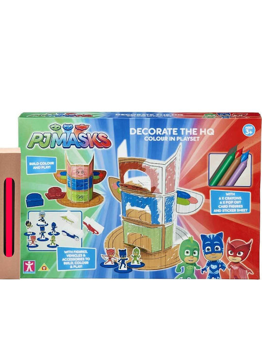 Easter Candle with Toy PJ Masks Decorate the HQ for 3+ years Giochi Preziosi