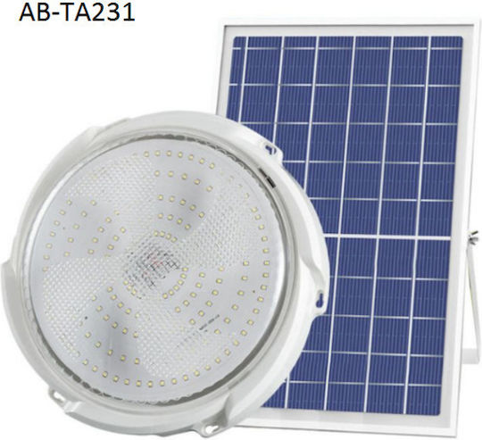 Aerbes Aerbes Wall Mounted Solar Light 400W Cold White 6500K with Remote Control IP54 45cmx35cmcm