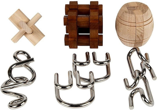 Mensa Best Puzzles Metal Puzzle for Ages 6+ IQ1041