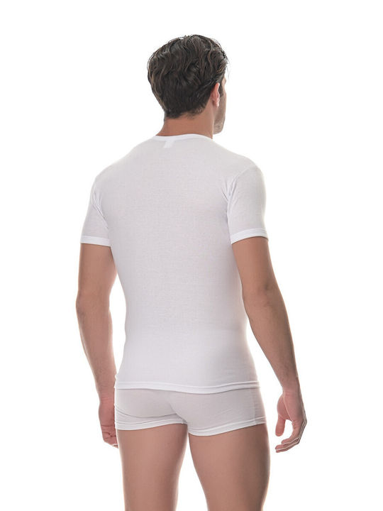 Lido Underwear 450 Men's Short Sleeve Undershirt White