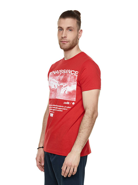 T-shirt Renaissance Κόκκινο
