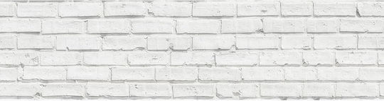 Декоративно Стикер Стена White Bricks 1бр 180x45бр Ango